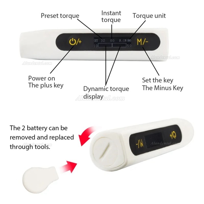 Dental Universal Implant Torque Wrench with Electric Torque Meter